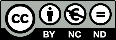 Creative Commons License CC-BY-NC-ND